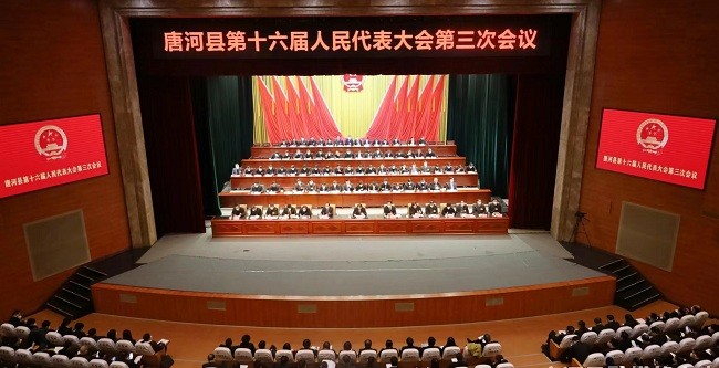 唐河县第十六届人民代表大会第三次会议胜利闭幕