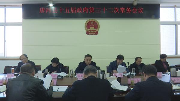 唐河县十五届政府第三十二次常务会议召开.jpg